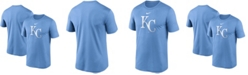 Nike Men's Light Blue Kansas City Royals Large Logo Legend Performance T-shirt